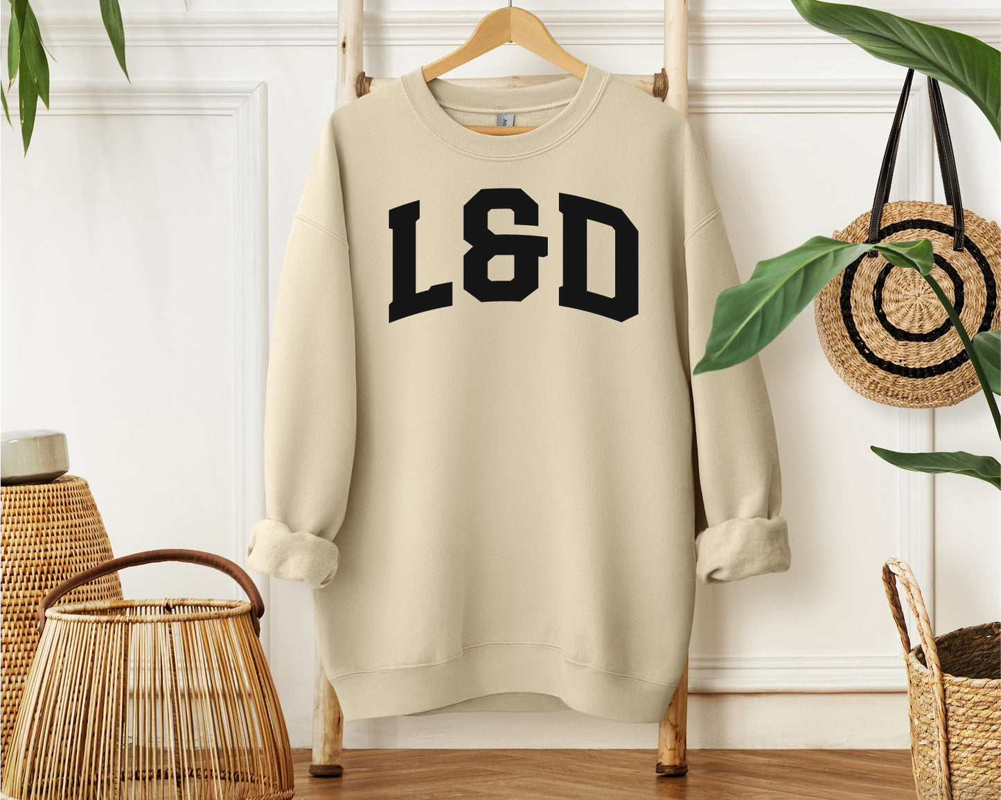 'L&D Collegiate' Crewneck