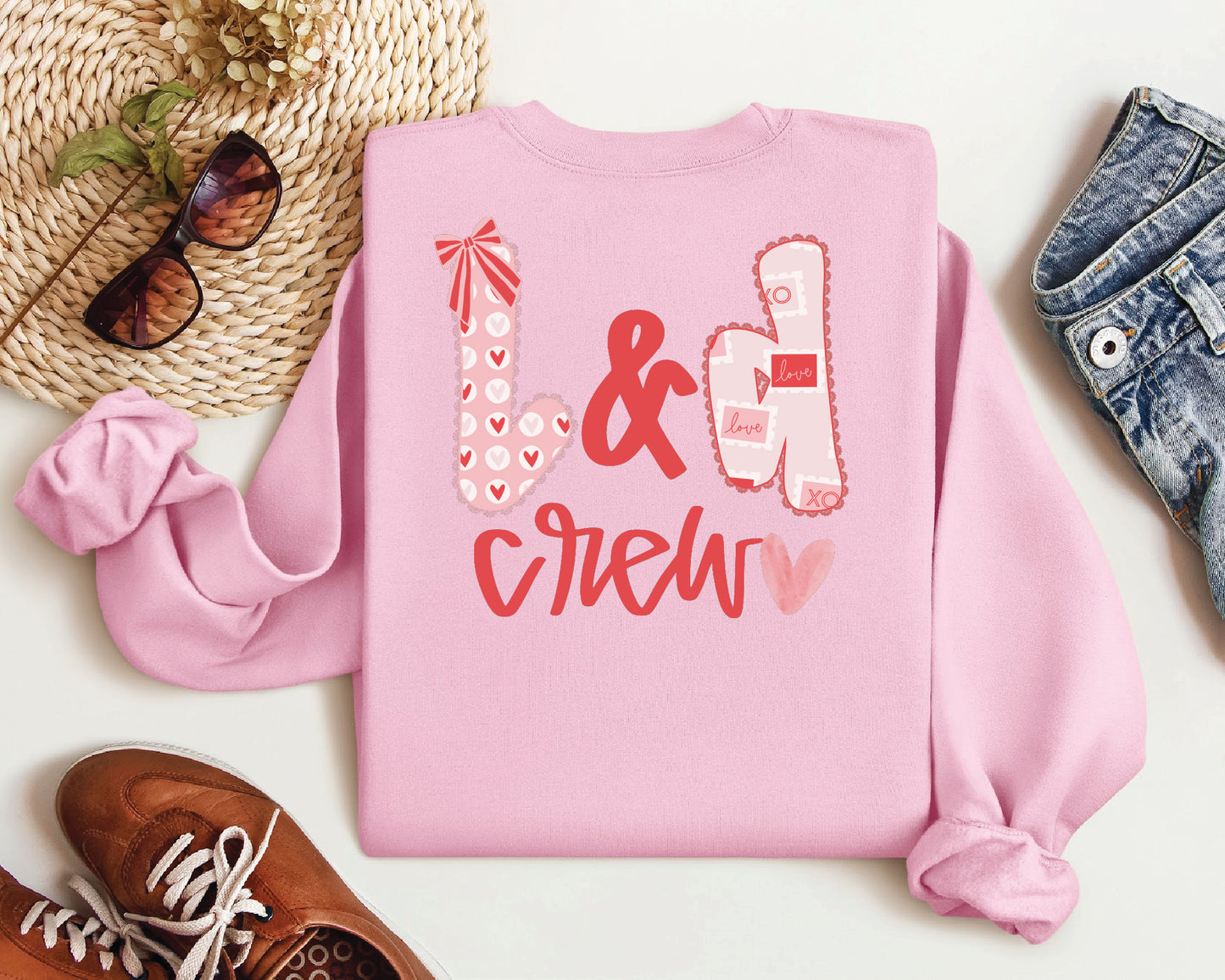 'L&D Crew - Valentine' Tee - Crewneck
