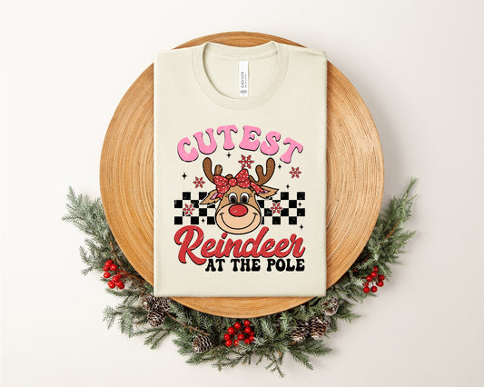 Cutest Reindeer At The Pole (Tee)