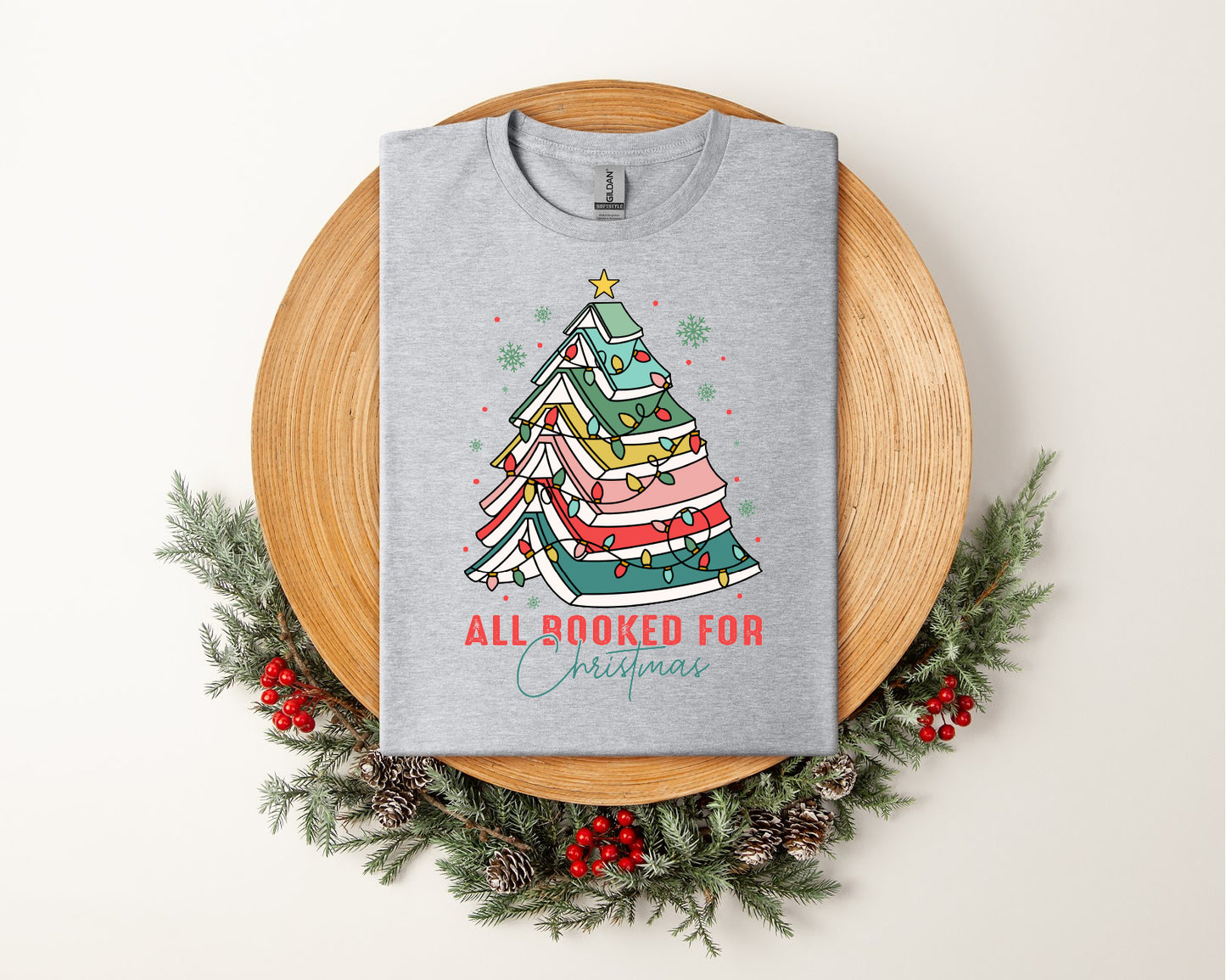 All Booked for Christmas (Tee)