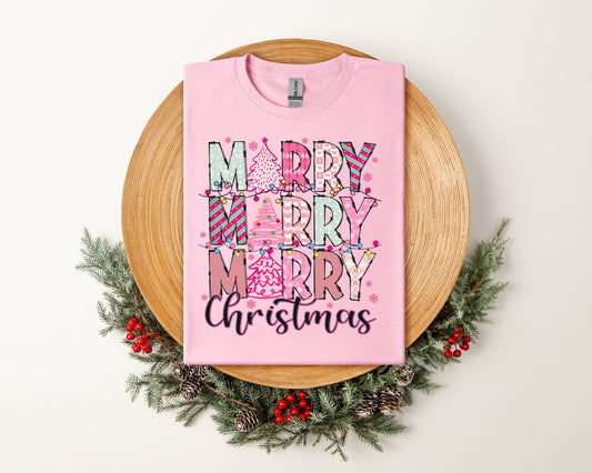 Merry Merry Merry & Pink! (Tee)